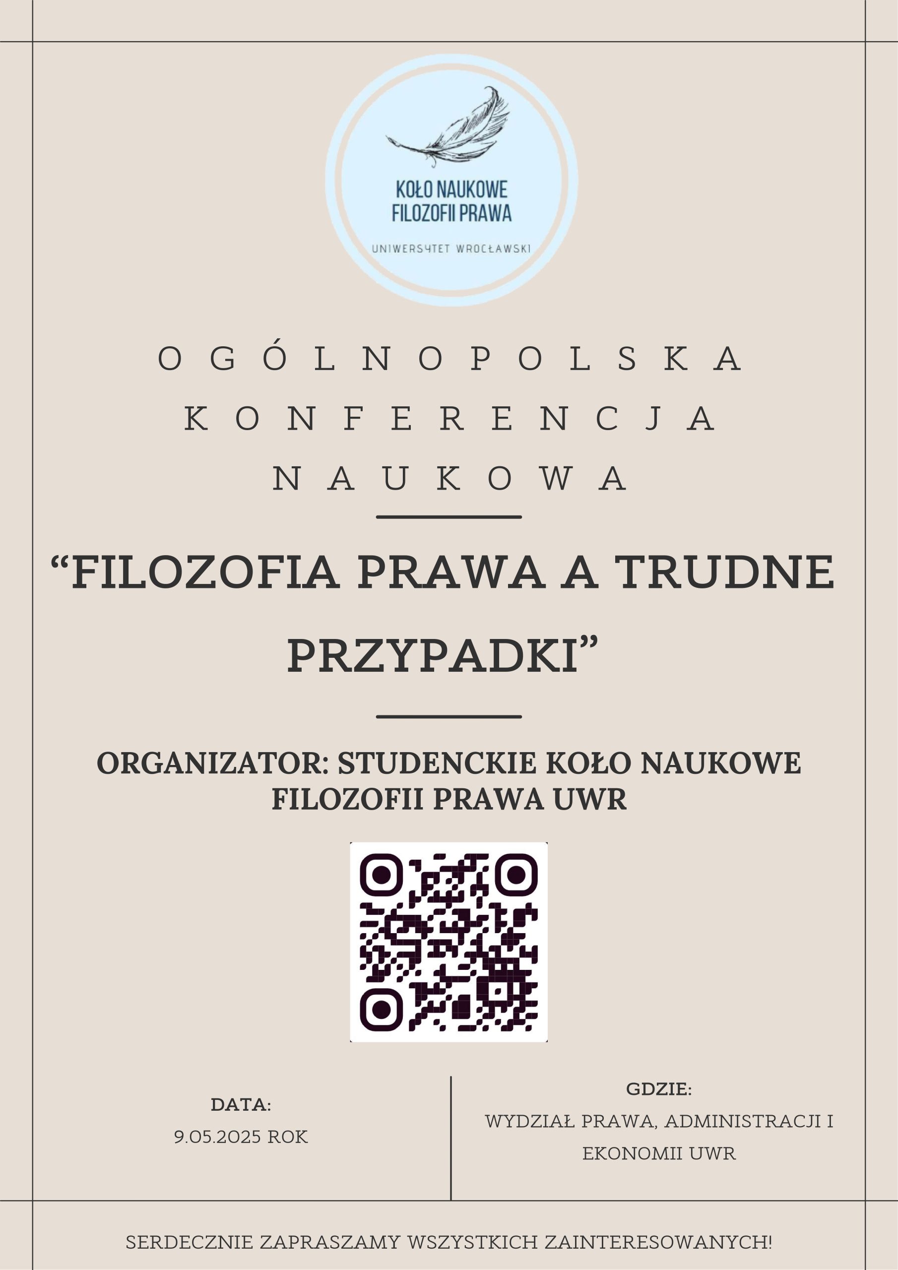 Plakat konferencji