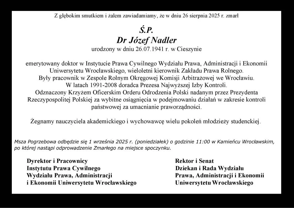 Nekrolog Nadler