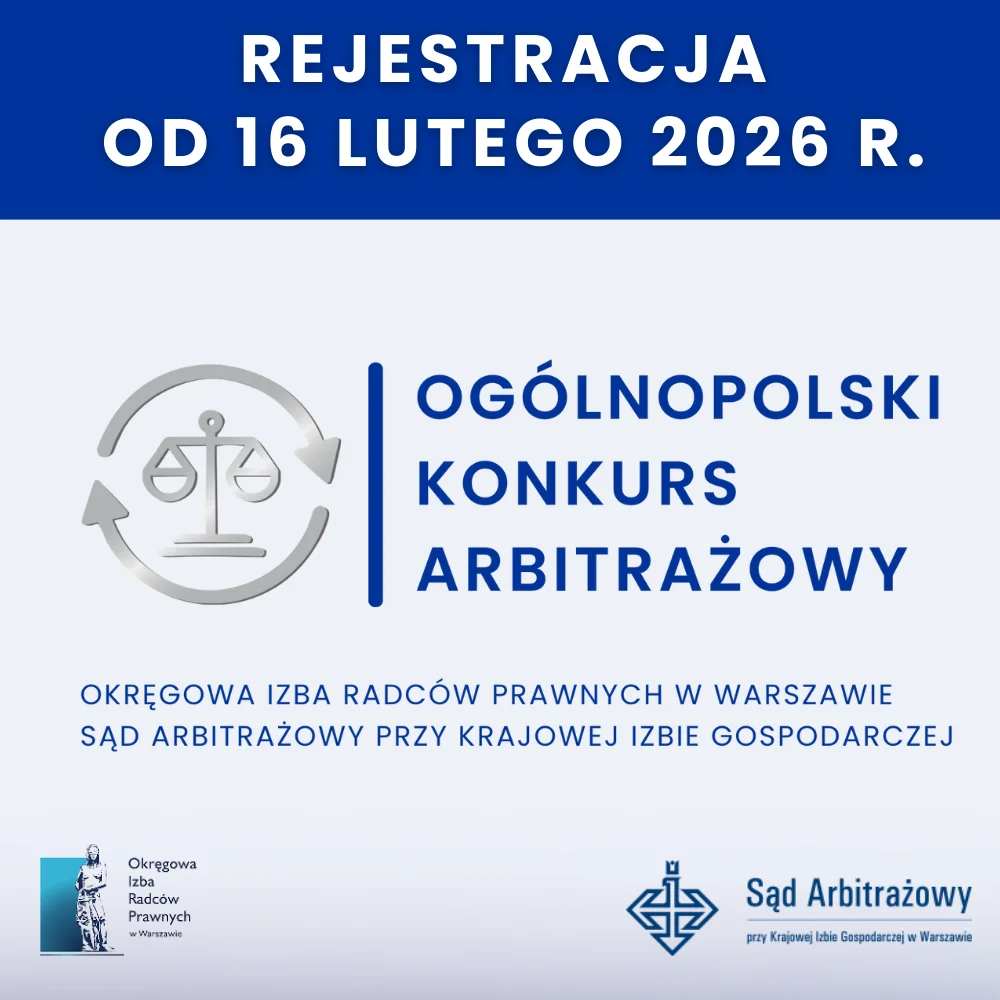 plakat konkurs arbitrażowy I