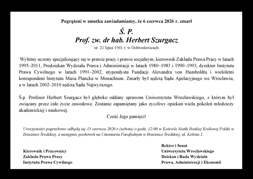 nekrolog Szurgacz